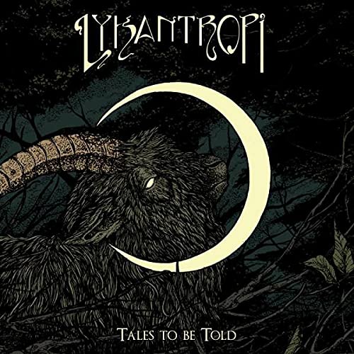 Album cover: dark illustration of a horned creature and crescent moon.