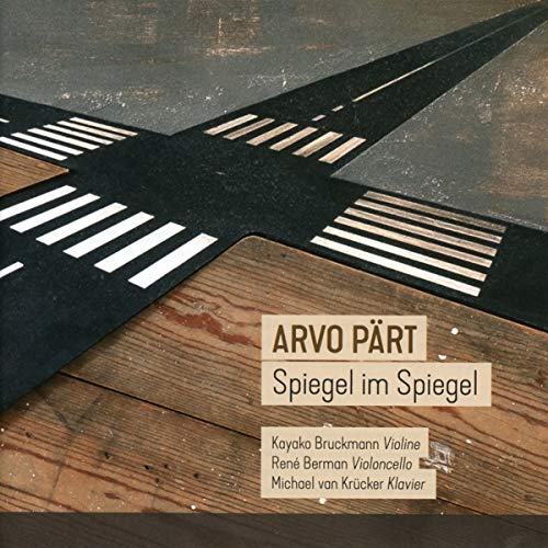 CD cover with abstract black and white lines, text “Arvo Pärt.”