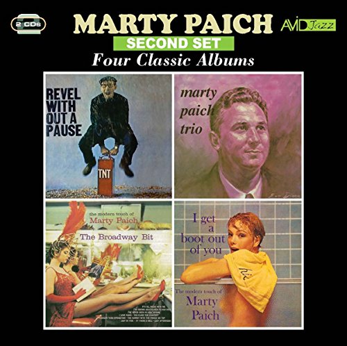 CD cover featuring four album covers of jazz musician Marty Paich.