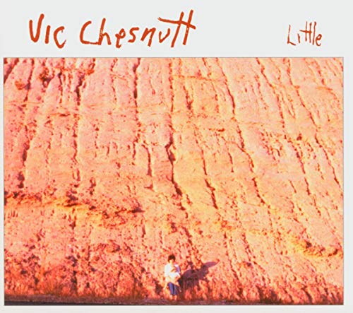 CD cover for Vic Chesnutt’s “Little” with a person by a red rock wall.