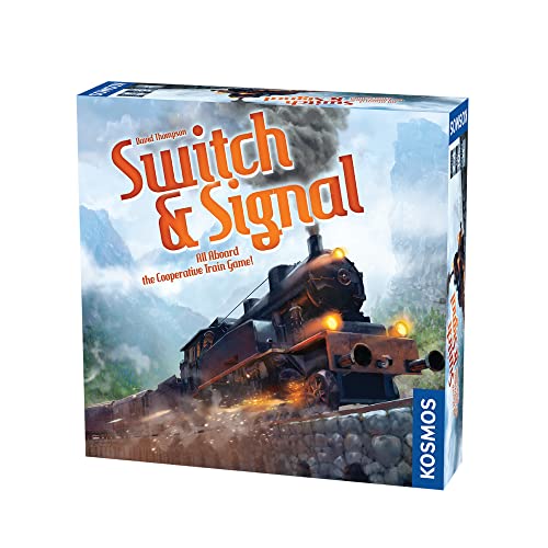Thames & Kosmos | 694265 | Switch and Signal | All Aboard the Cooperative Train Game | 2-4 Players | Ages 10+