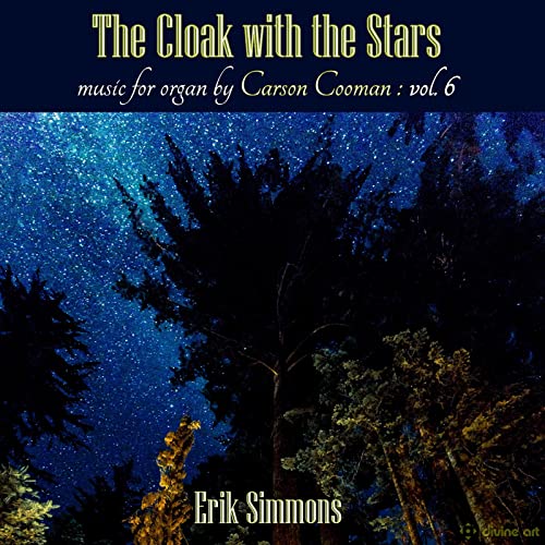 CD cover with a nighttime forest scene under a starry sky.
