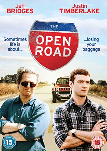 DVD cover for "The Open Road" featuring Jeff Bridges and Justin Timberlake.
