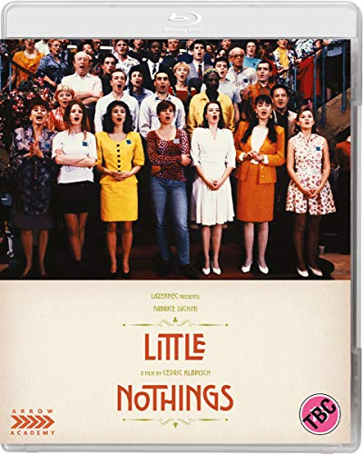 Little Nothings" Blu-ray cover featuring a group of people in formal wear.