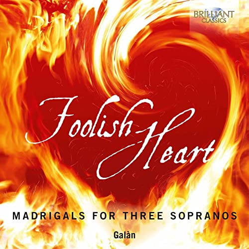 CD cover with swirling red and orange flames, text “Foolish Heart”.