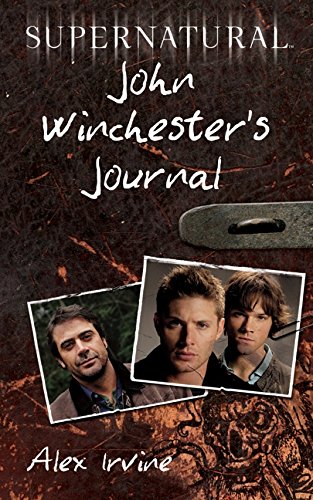 “Supernatural” journal cover with a photo of John and his sons, Dean and Sam.