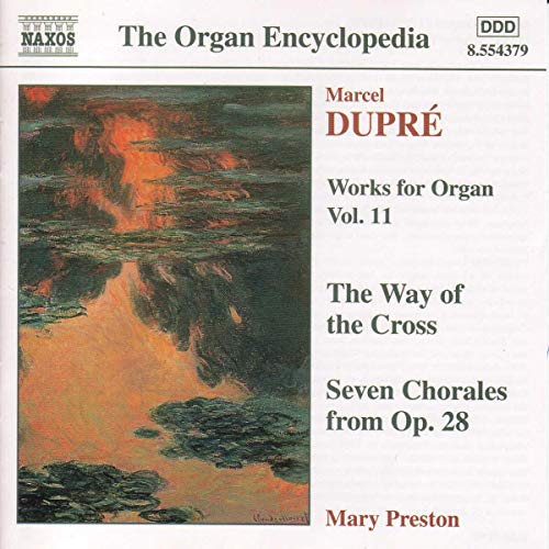 CD cover for Marcel Dupré organ works, featuring a Monet-style painting.