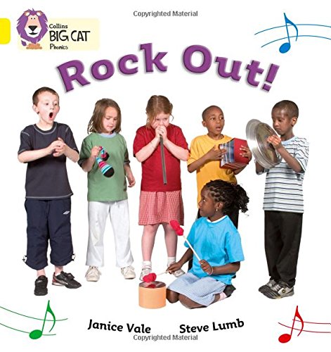 Rock Out: An action-packed photographic book about home-made musical instruments (Collins Big Cat Phonics): Yellow/Band 3