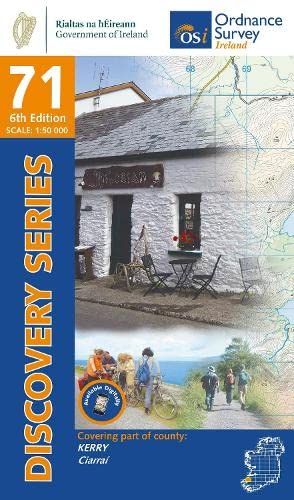 County Kerry Map | Ordnance Survey Ireland | OSI Discovery Series 71 | Ireland | Walks | Hiking | Maps | Adventure (Irish Discovery Series)