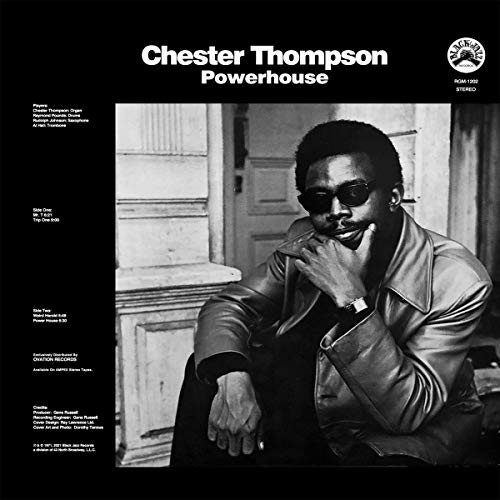 Chester Thompson album cover featuring a portrait of the artist.