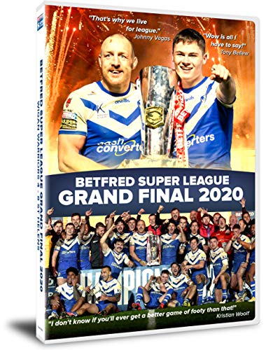 DVD cover for the 2020 Betfred Super League Grand Final, St Helens victory.