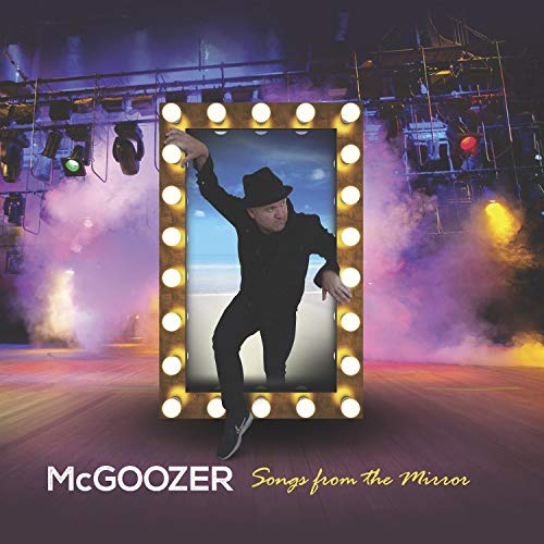 CD cover: Man in a hat posing within a lit mirror frame.