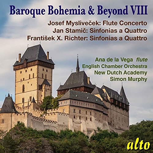 CD cover featuring a castle with text listing composers and performers.
