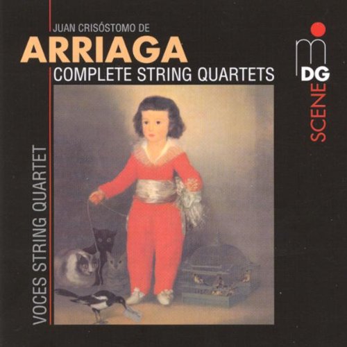CD cover featuring a painting of a child with a cat and bird.