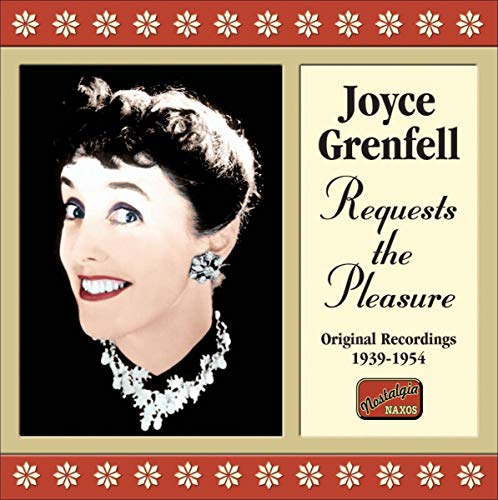 CD cover featuring a black and white portrait of Joyce Grenfell.