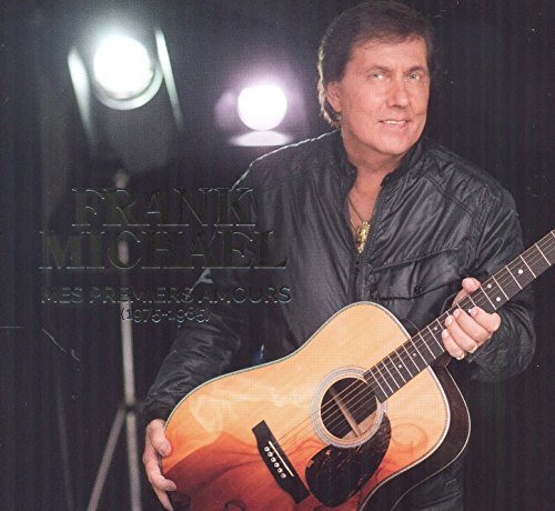 Frank Michael holding a guitar on the album cover "Mes Premiers Amours".