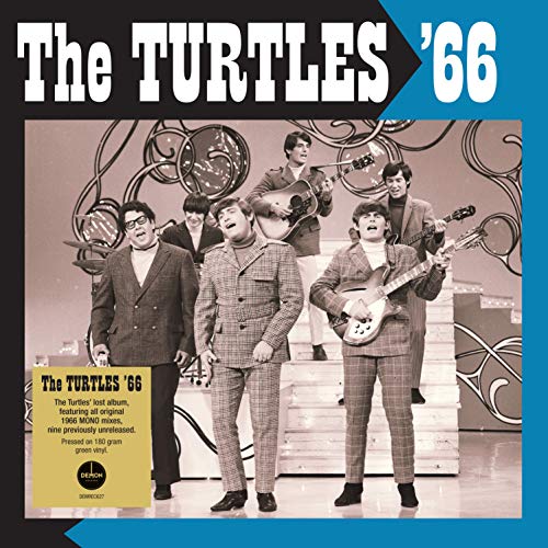 Album cover for The Turtles ‘66 featuring five men in suits.