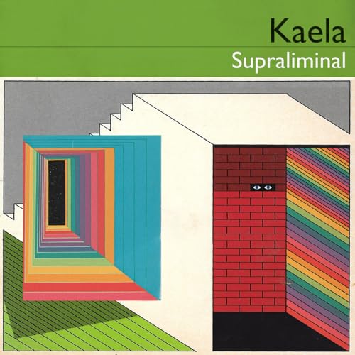 Album cover for Kaela’s “Supraliminal” featuring an Escher-like architectural illustration.