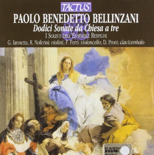 CD cover depicting a Baroque painting of figures in a religious scene.