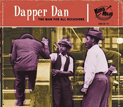 CD cover for “Dapper Dan” featuring a vintage photograph of men in suits.