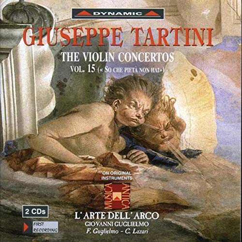 CD cover for Tartini violin concertos, featuring a classical painting.