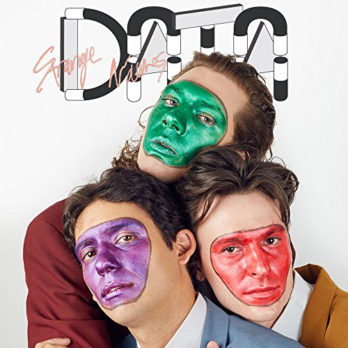 CD cover: Three people with brightly colored paint on their faces.