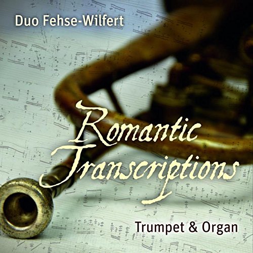 CD cover featuring a trumpet against a musical score background.