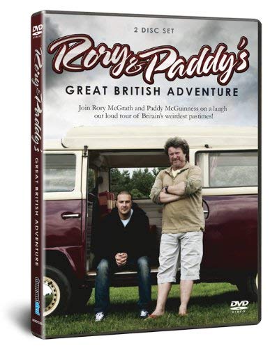 DVD cover featuring two men and a vintage maroon Volkswagen camper van.