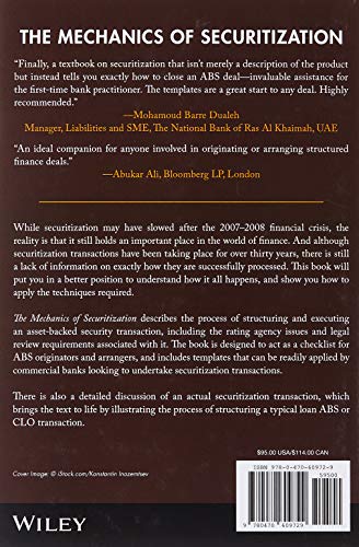 The Mechanics of Securitization: A Practical Guide to Structuring and Closing Asset-Backed Security Transactions