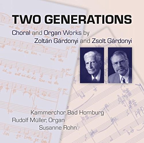 CD cover for Kammerchor Bad Homburg featuring two composers’ portraits.