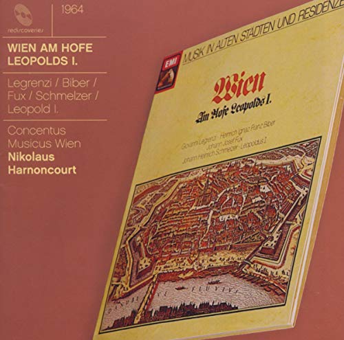 CD cover for “Wien Am Hofe Leopolds I” featuring a city map.