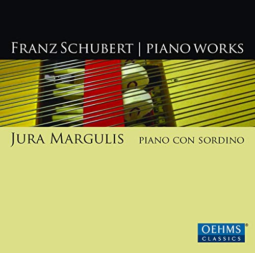 CD cover for Schubert piano works performed by Jura Margulis.