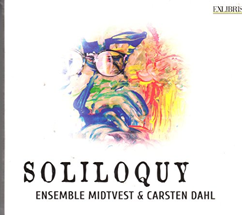 CD cover with colorful, abstract painting of a person wearing glasses.