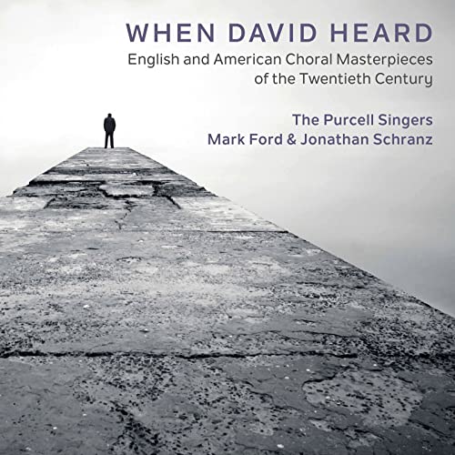 CD cover: lone figure on a breakwater, stormy sky, text details.
