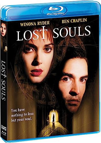 Blu-ray case for "Lost Souls" featuring Winona Ryder and Ben Chaplin.