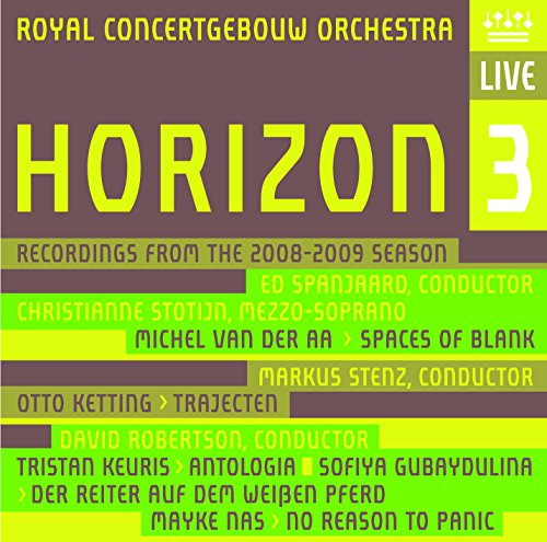 CD cover for Royal Concertgebouw Orchestra’s “Horizon 3” live recordings.