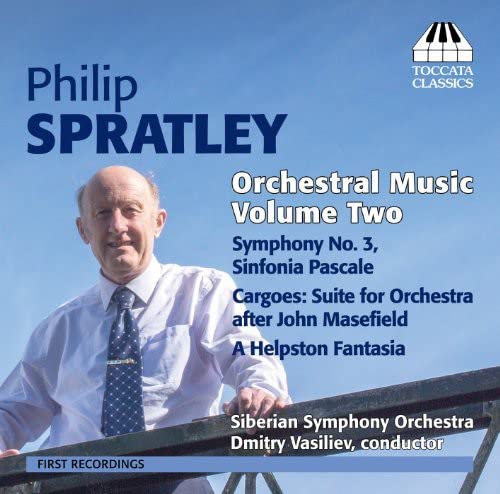 CD cover featuring composer Philip Spratley and conductor Dmitry Vasiliev.