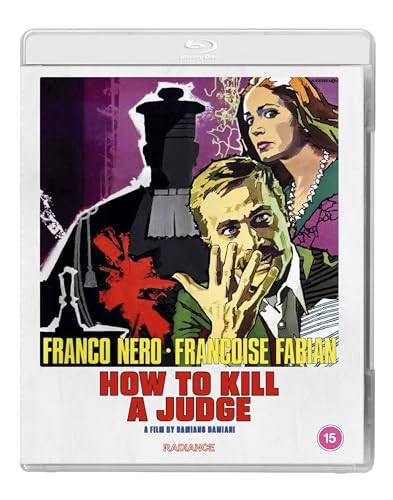 Blu-ray cover for “How to Kill a Judge” featuring two figures and a gavel.