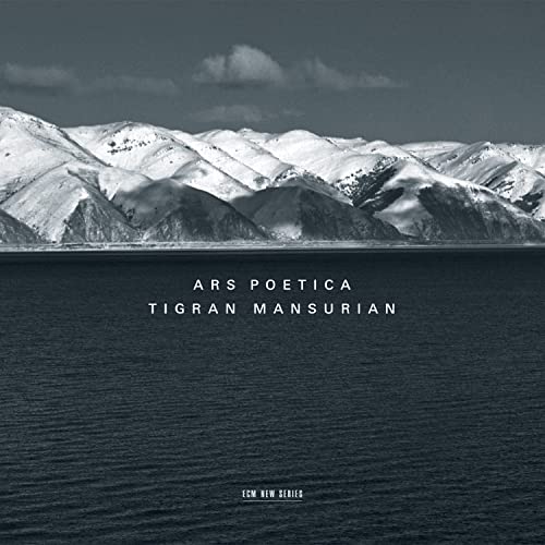 CD cover with snowy mountains and text: "Ars Poetica, Tigran Mansurian".