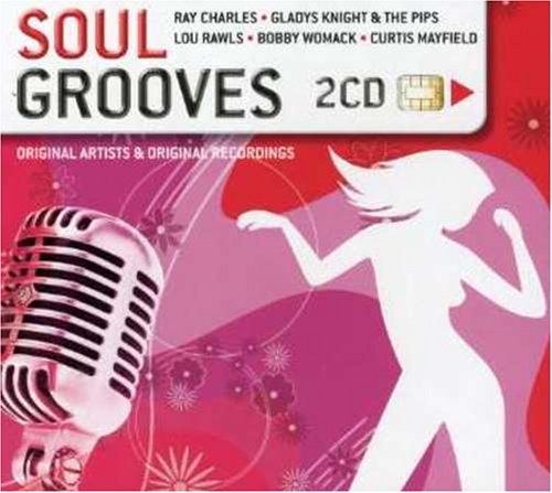 Soul Grooves" 2CD with microphone illustration and silhouetted singer.