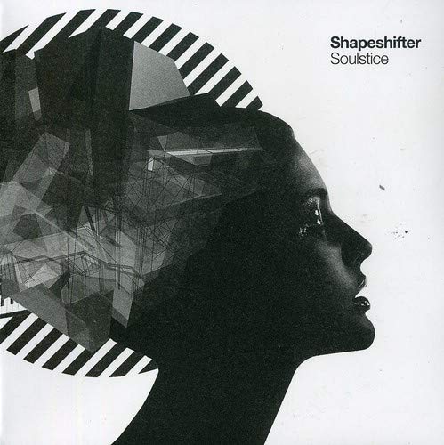 CD cover: black and white profile of a person with geometric design.