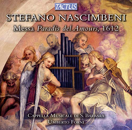 CD cover: Angels playing instruments before an ornate pipe organ.