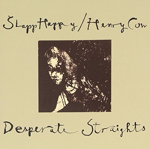 CD cover for "Desperate Straights" by Slapp Happy & Henry Cow, sepia tone.