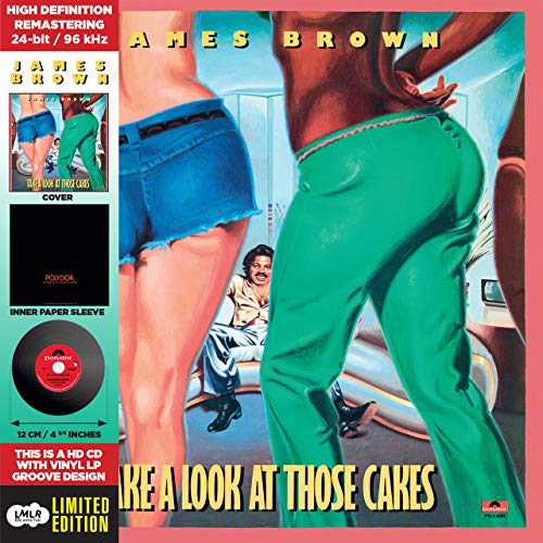 CD cover for James Brown’s “Take A Look At Those Cakes” featuring dancers.