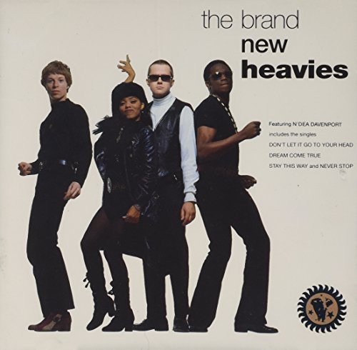 Album cover for The Brand New Heavies featuring four band members.