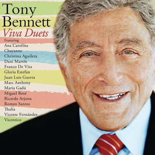 CD cover featuring Tony Bennett smiling, with a list of featured artists.