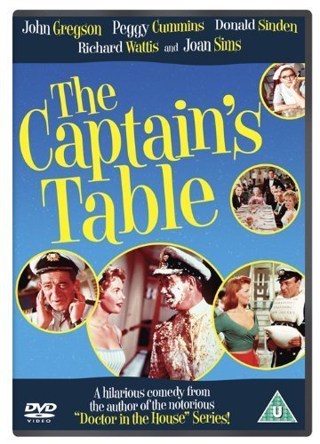 DVD cover for "The Captain's Table" featuring cast photos and title.