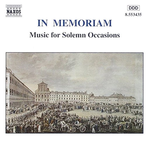 CD cover: "In Memoriam" with a historical painting of a crowd.