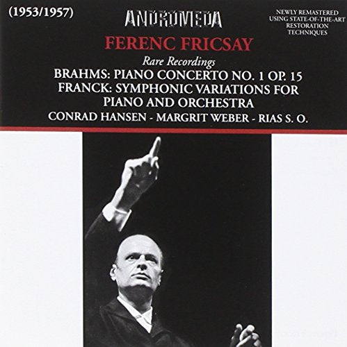 CD cover featuring black and white portrait of conductor Ferenc Fricsay.