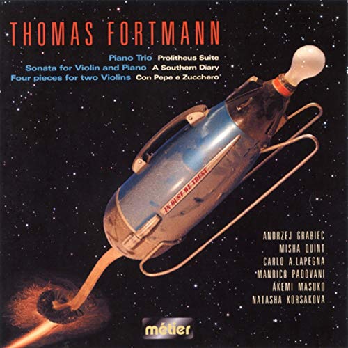 CD cover featuring a vintage vacuum cleaner against a starry background.